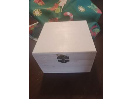 Vela Viejito Pascuero en cajita de madera fina