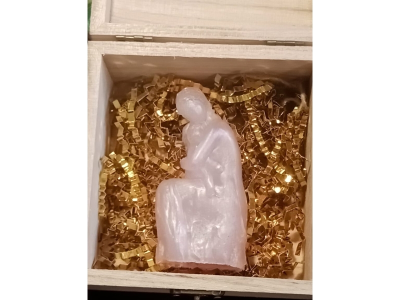 Vela Madre e Hij@ + Caja de Madera de Regalo