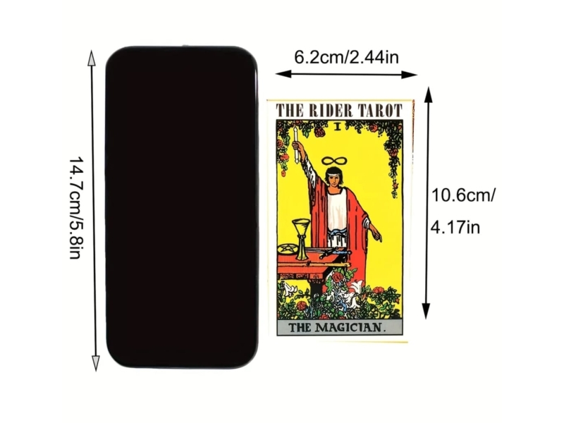 Tarot Rider Waiter + paño para tirada